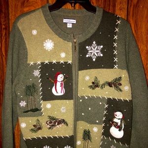 Croft & Barrow Snowman Sweater